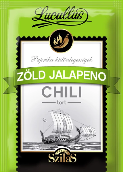 Lucullus zöld jalapeno chili tört 10g