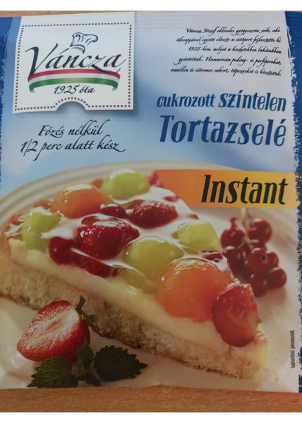 Váncza tortazselé színtelen 50 g