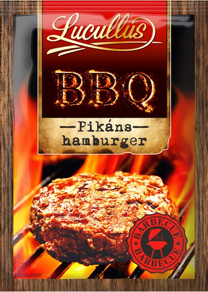 Lucullus BBQ pikáns hamburger 43g