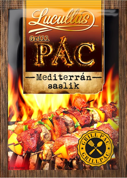Lucullus grillpác mediterrán saslik 32g